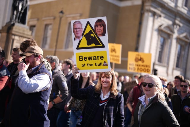 Farmers protest