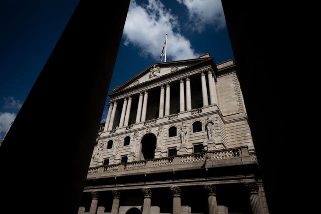 A view of the Bank of England 