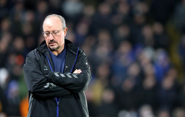 Rafael Benitez endured a difficult spell as Everton boss