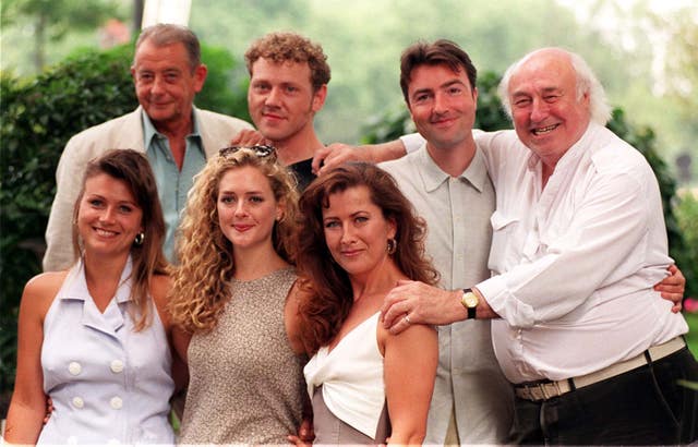 Bill Maynard with Heartbeat cast