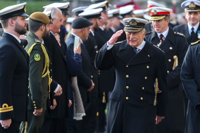Royal visit to Britannia Royal Naval College