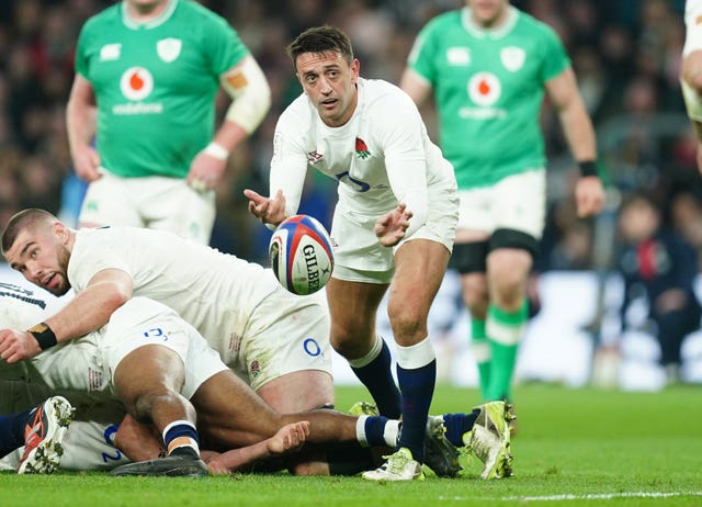 England are missing first choice scrum-half Alex Mitchell