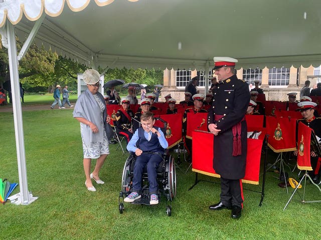 Tobias Weller at Buckingham Palace