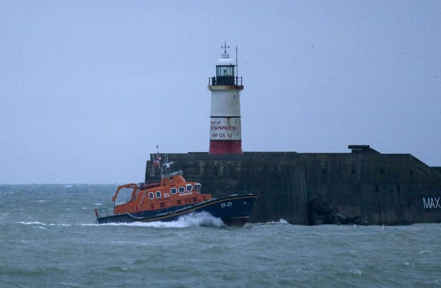 Fishing boat sinking