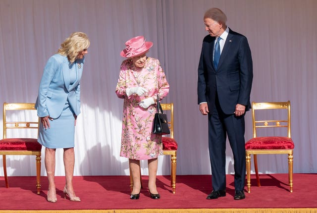 The Queen meets US President Joe Biden