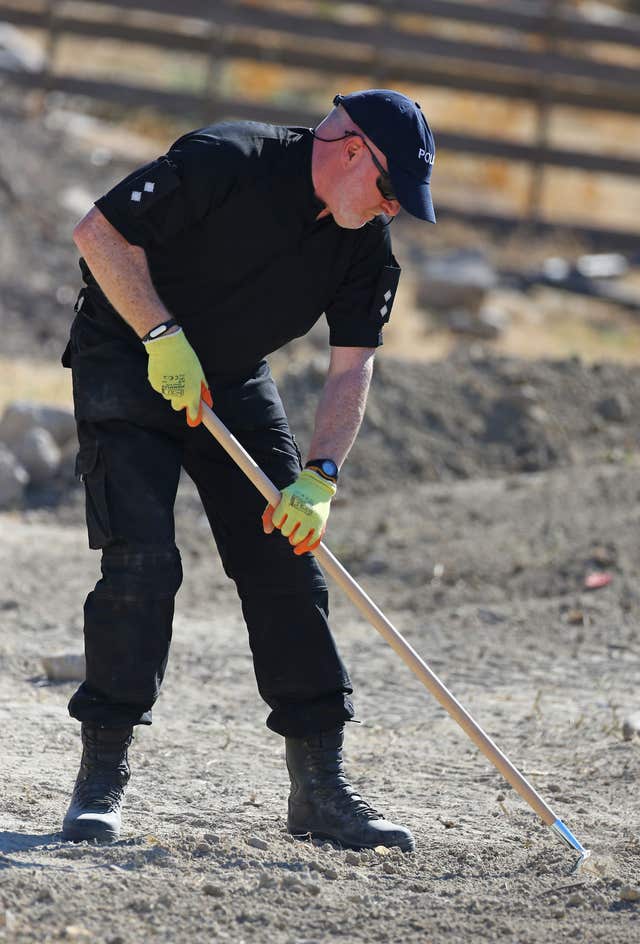 Detective Inspector Jon Cousins of South Yorkshire Police in Kos, Greece, as officers from South Yorkshire Police searched for missing toddler Ben Needham