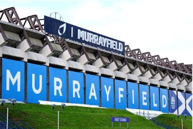 Murrayfield Stadium in Edinburgh