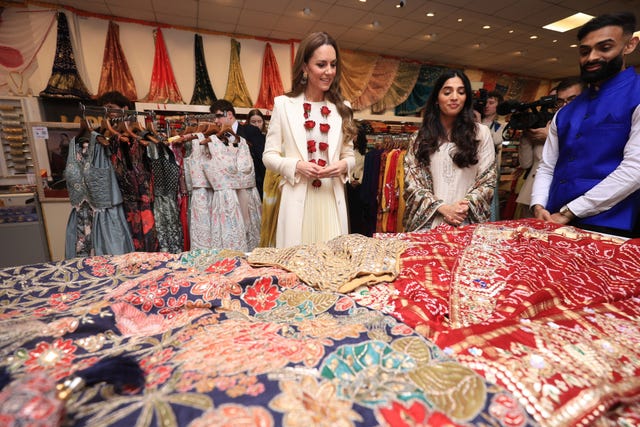 Princess of Wales visit to Leicester