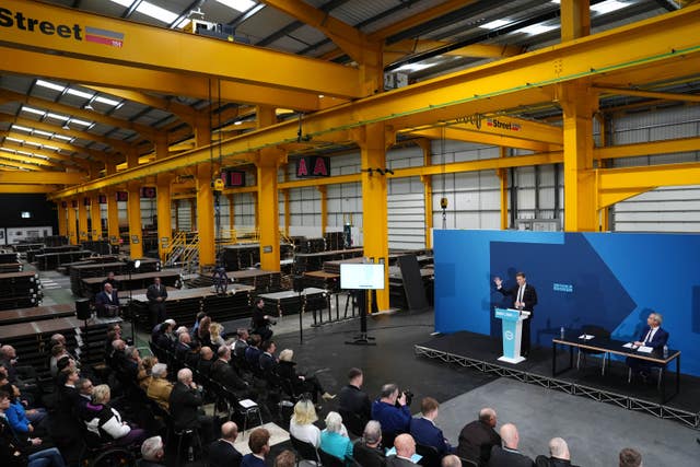 Reform UK holds a press conference in Dudley