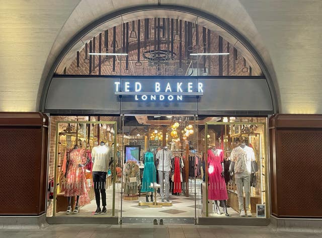 A Ted Baker store window