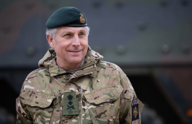Former chief of the defence staff General Sir Nick Carter