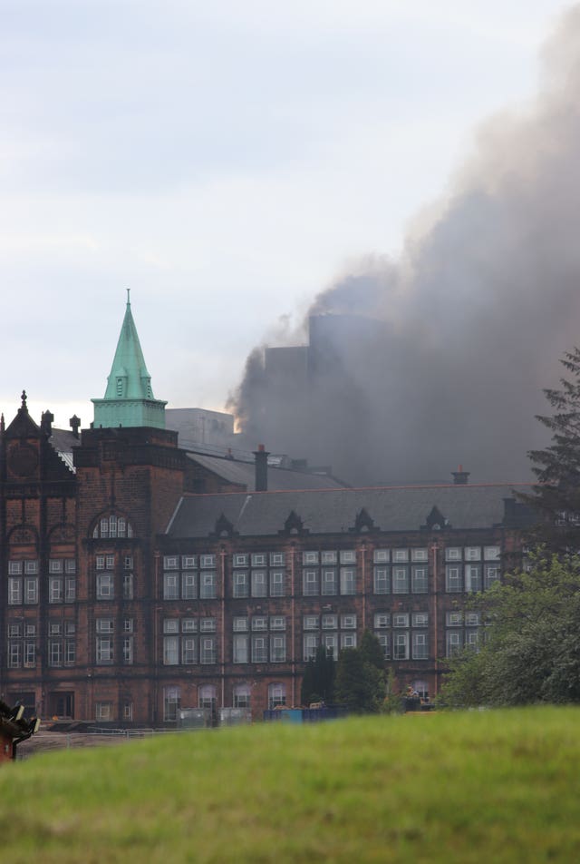 Jordanhill Campus fire