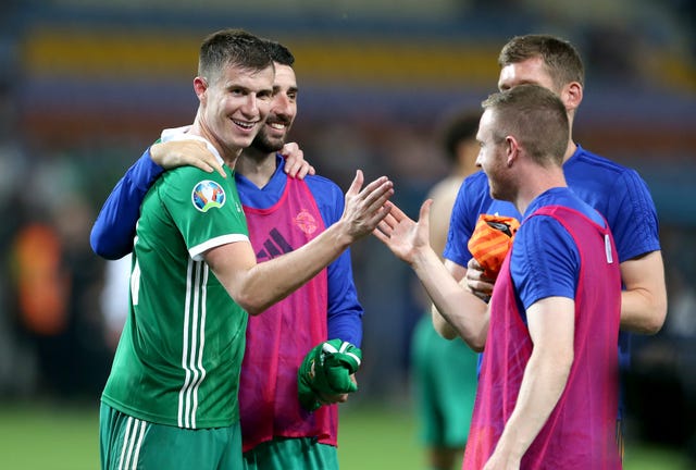 Paddy McNair (left) believes Holland will be a good barometer for Northern Ireland