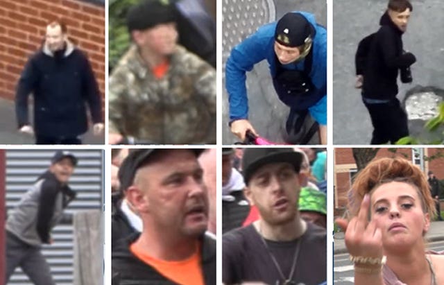 Images of 20 people Cleveland Police want to trace