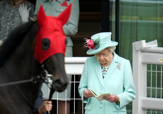 The Queen at Ascot
