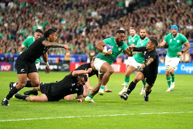 Bundee Aki scored five tries in France