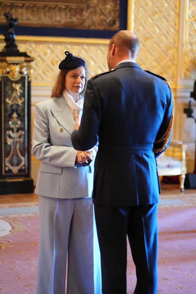 Samantha Morton, actress, is made an Officer of the Order of the British Empire by the Prince of Wales at Windsor Castle. 