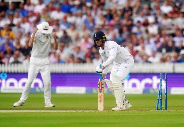 Ben Foakes' dismissal left England 116 for six