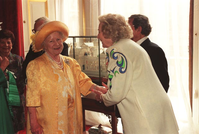 The Queen Mother and Dame Vera