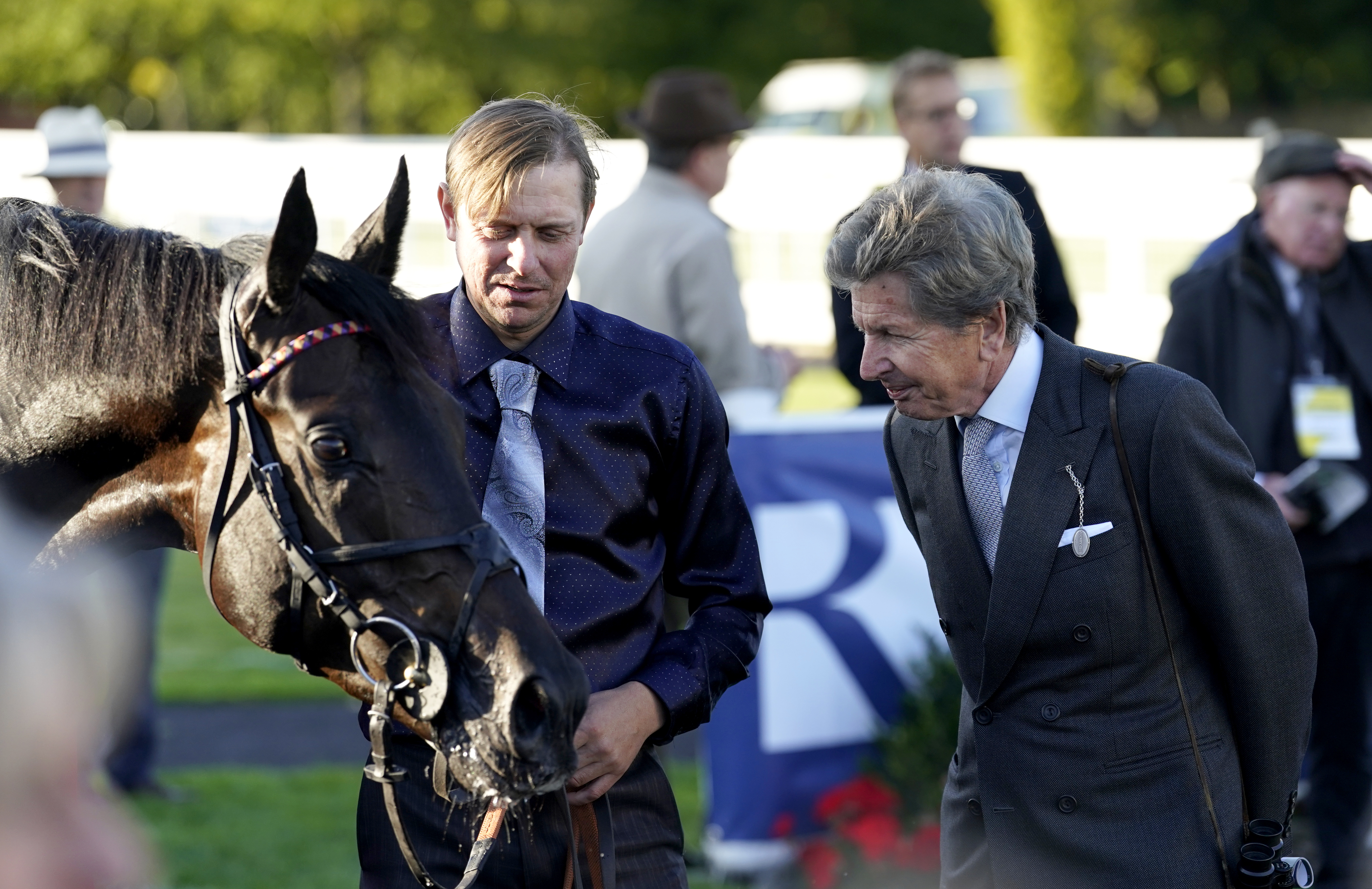 John Warren with Educator, who was the first runner for the King at Salisbury last September