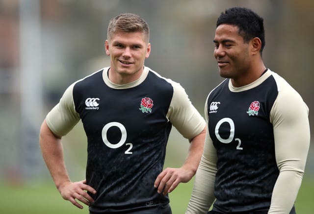 Owen Farrell (left) and Manu Tuilagi (right) are back fit for England
