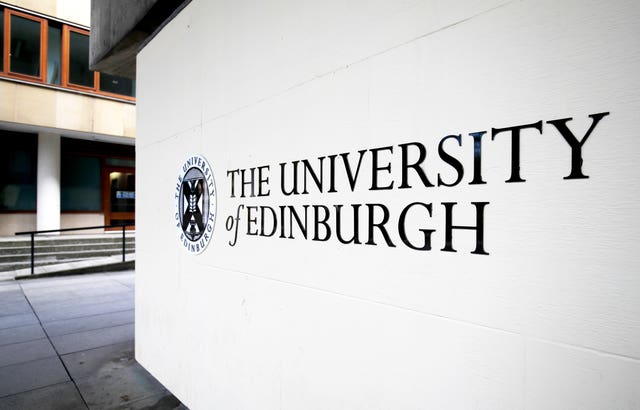 University of Edinburgh sign