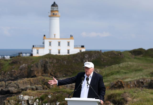 Donald Trump visit to Scotland