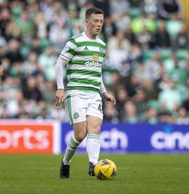 Callum McGregor is one of a number of Celtic players who will miss the game with Real Betis (Jeff Holmes/PA)