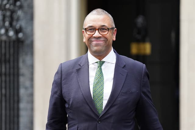 Foreign Secretary James Cleverly