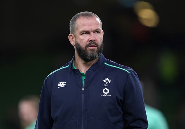 Head coach Andy Farrell has led Ireland to the top of the world rankings