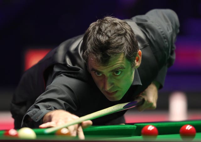 O’Sullivan was in good form on the table but not happy with standards off it