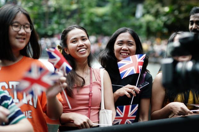 Royal visit to Singapore