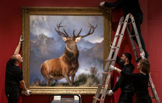Monarch of the Glen painting moved