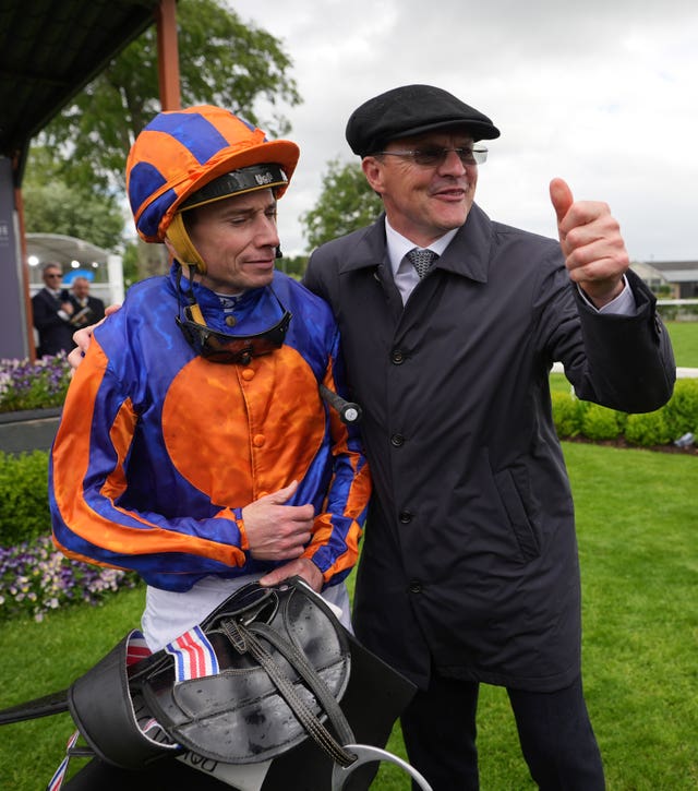A big thumbs up from Aidan O'Brien