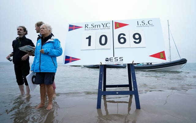 The scorers were also all at sea (Andrew Matthews/PA)