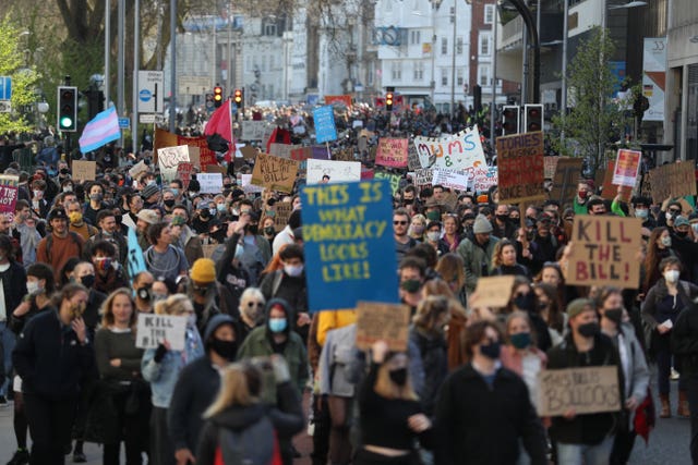 ‘Kill The Bill’ protests