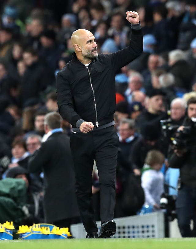 Pep Guardiola's side are powering towards the title