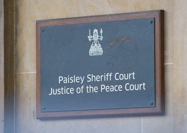 The case against the pilots was originally heard at Paisley Sheriff Court (John Linton/PA)