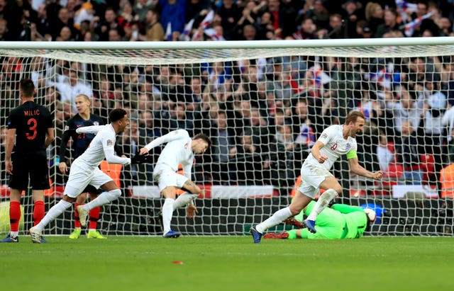 England captain Harry Kane scored the late winner over Croatia to take the Three Lions to the Nations League finals in 2019.