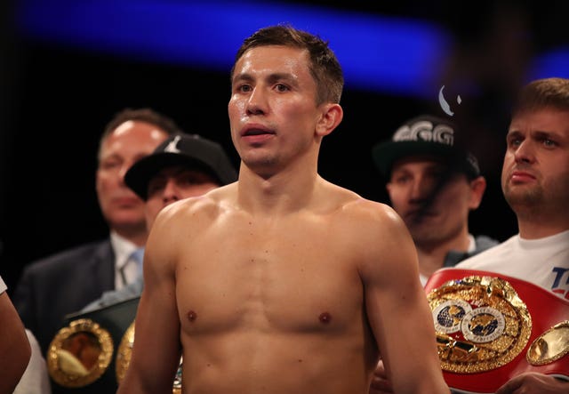 Gennady Golovkin has won 41 of his 43 professional contests, with one draw and one loss (Nick Potts/PA)