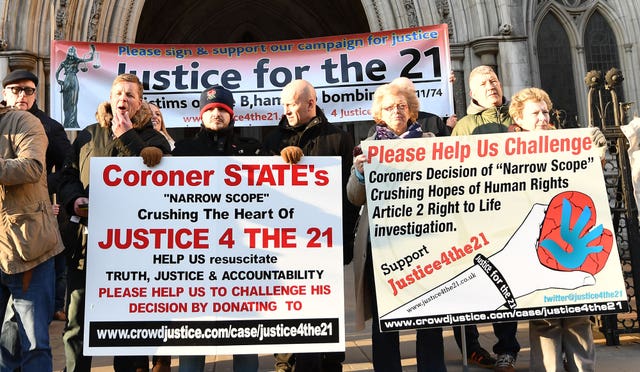 High Court protesters