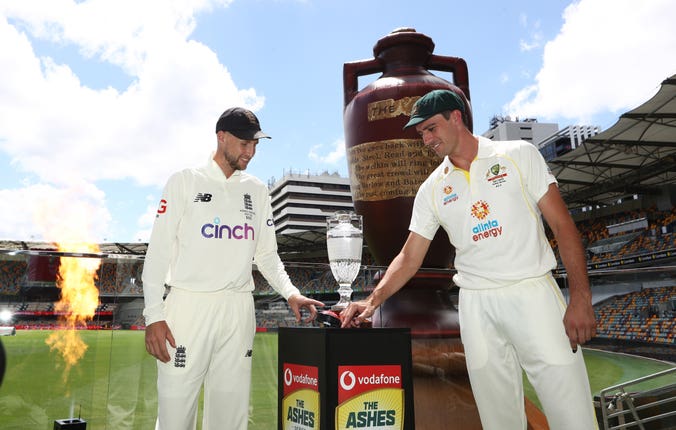 Cummins (right) wants to avoid unseemly behaviour despite the pressure of an Ashes series.
