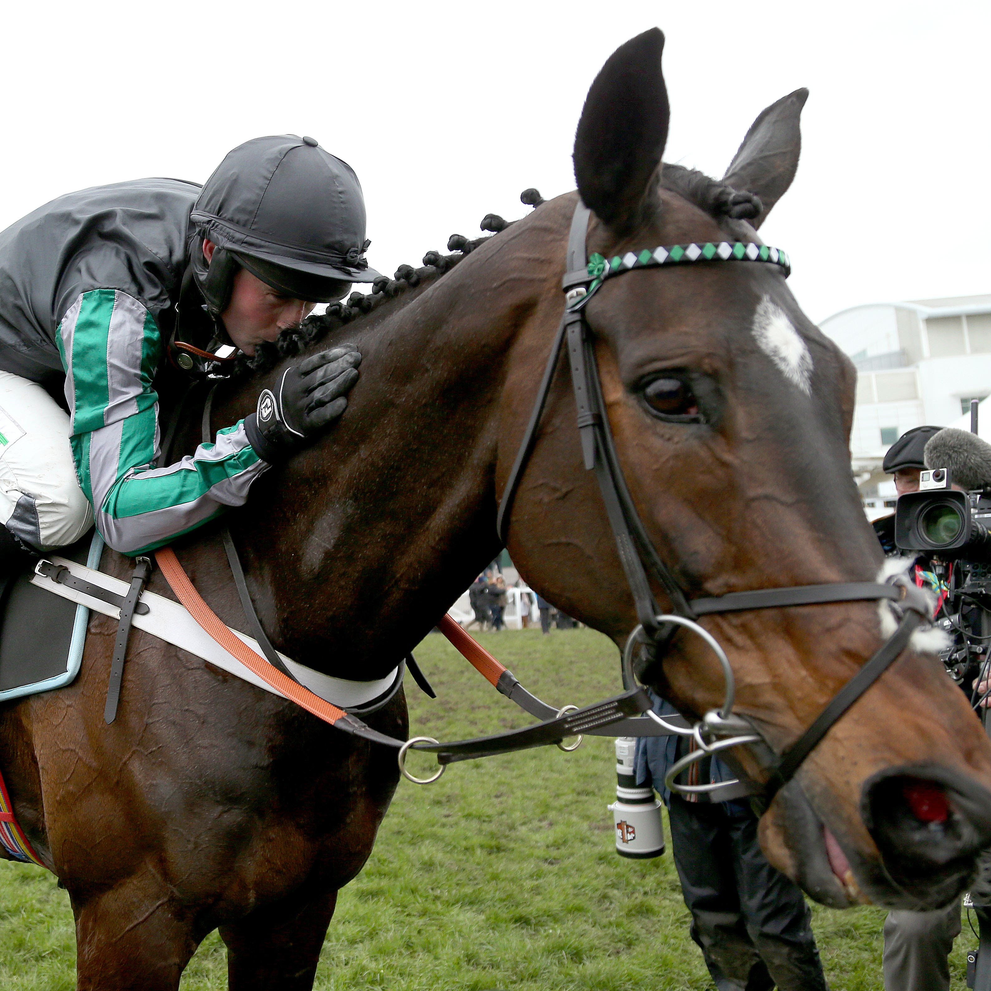 Nico de Boinville celebrates with Altior