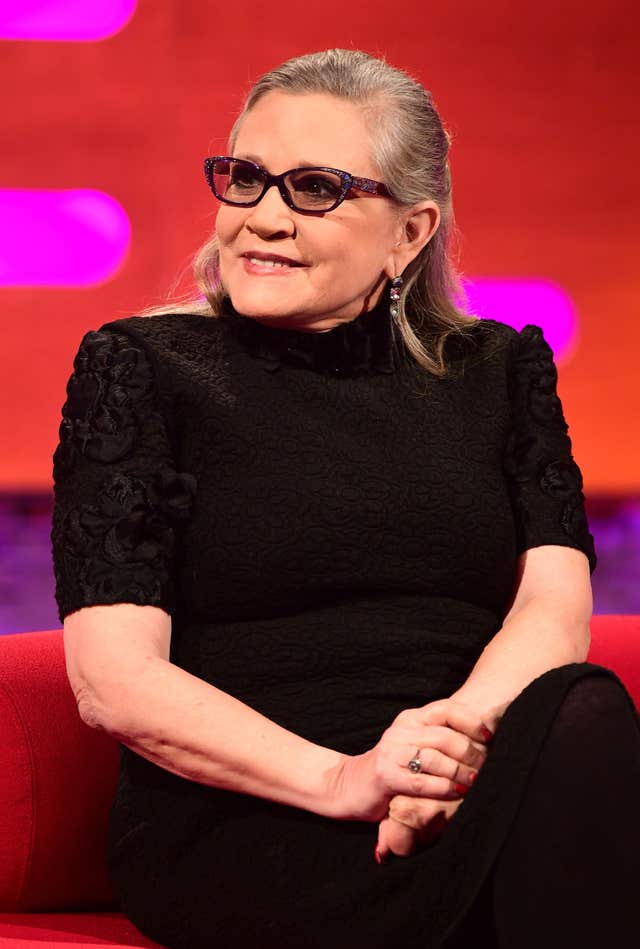 Carrie Fisher died in December 2016 