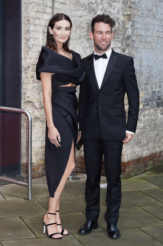 Mark Cavendish and his wife Peta