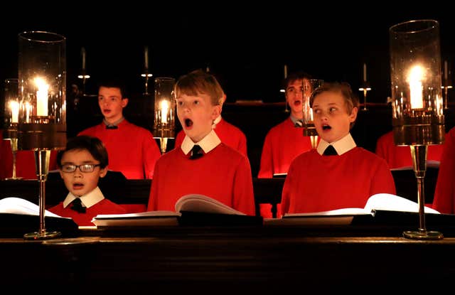 Choir of King’s College rehearsals