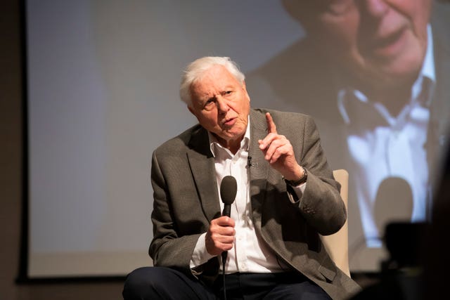 Sir David Attenborough will also be attending the event (Fabio De Paola/PA)