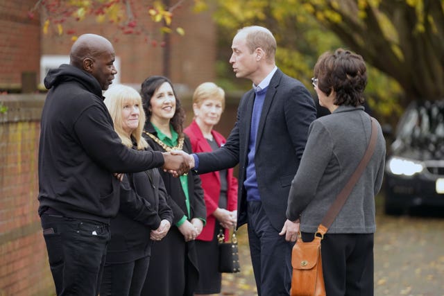 Prince of Wales visits Moss Side