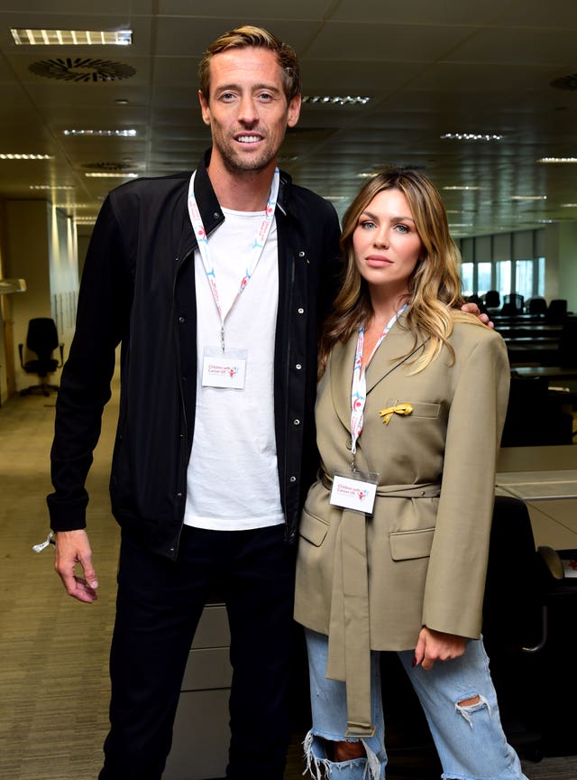 Abbey Clancy and Peter Crouch