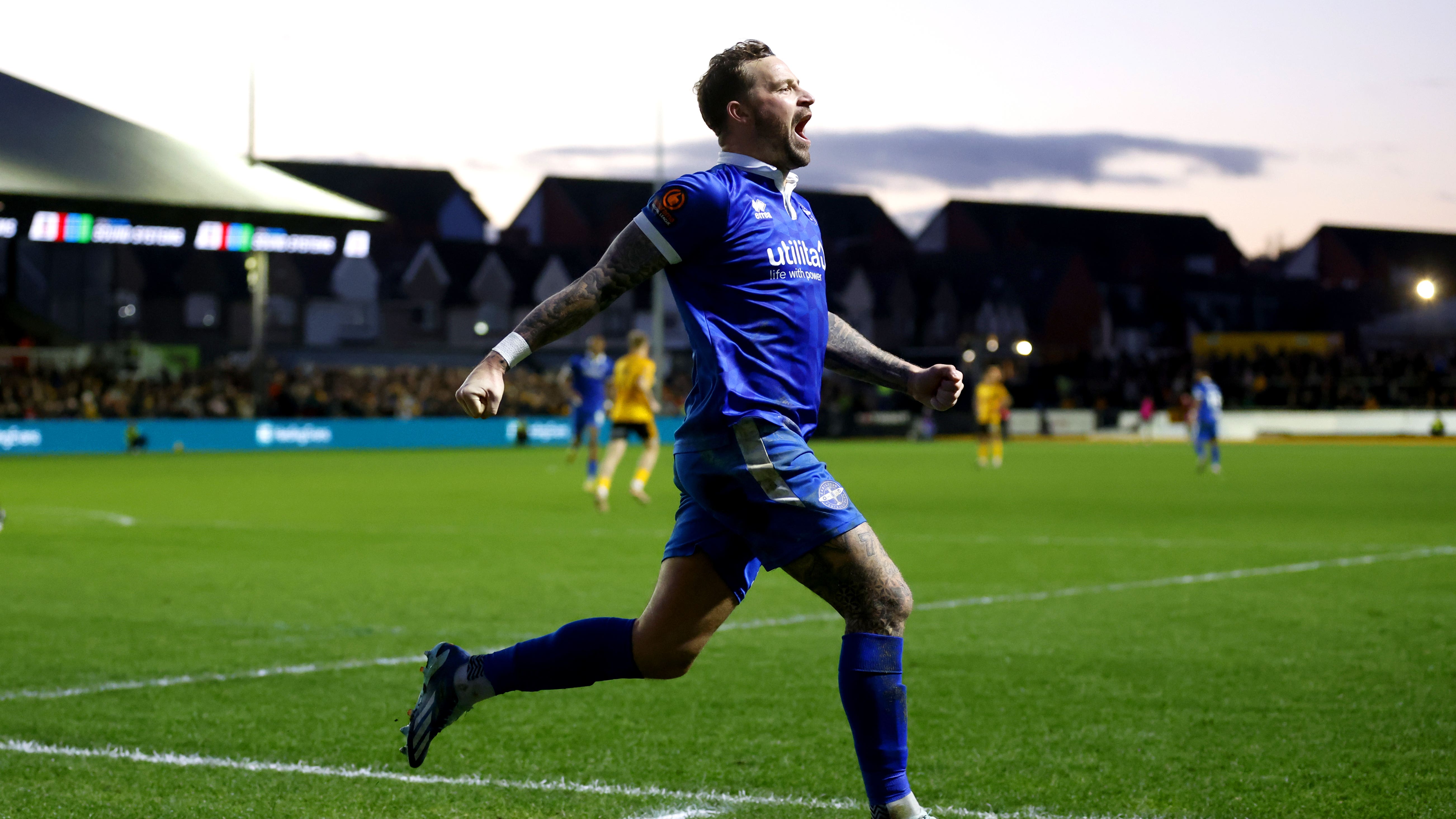 Chris Maguire’s penalty gave Eastleigh a fourth straight National League win (Nigel French/PA)